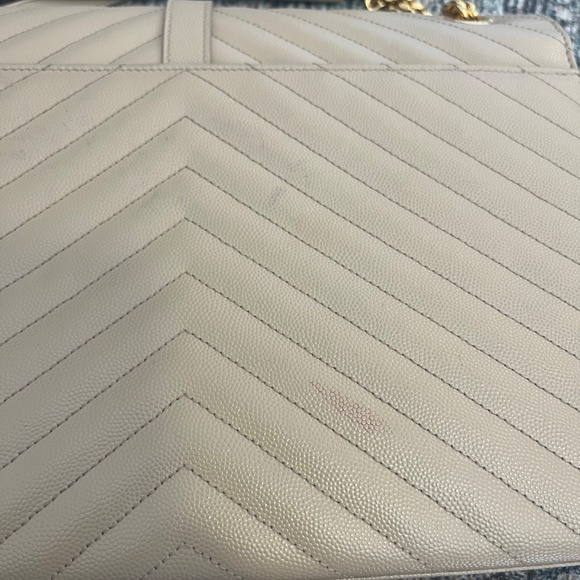 YSL Large Monogram Matelasse Envelope Bag- Saint Laurent - Picture 8 of 11